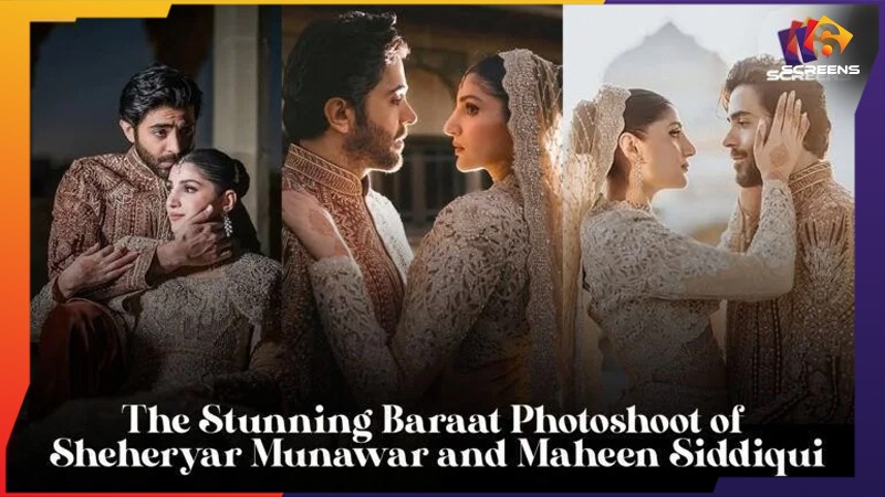 Sheheryar Munawar and Maheen Siddiqui’s Baraat Photoshoot