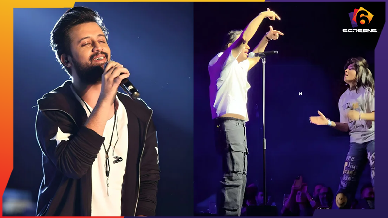 Atif Aslam’s Fan Ignites Backlash for Unethical Dance n Stage | Six Screen