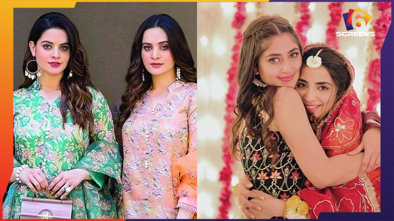 Pakistani Showbiz Sister Duos | Real Life Sisters in Pakistani Showbiz | Six Screens