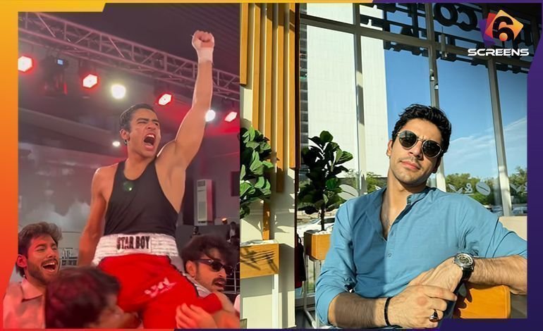 Actor Khushhal Khan Wins His First Amateur Boxing Match