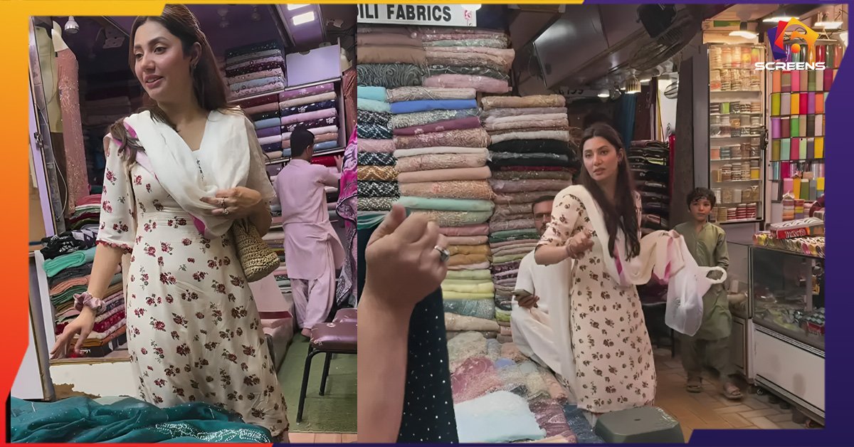 Mahira Khan’s Bazaar Visit- SixScreen