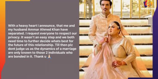Sharmeen Rizvi’s Heartfelt Message on Her Separation