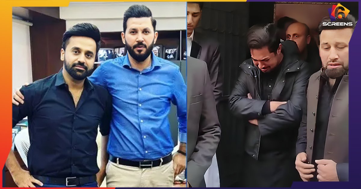 Waseem Badami and Iqrar Ul Hassan Break Down at Raja Matloob’s Funeral
