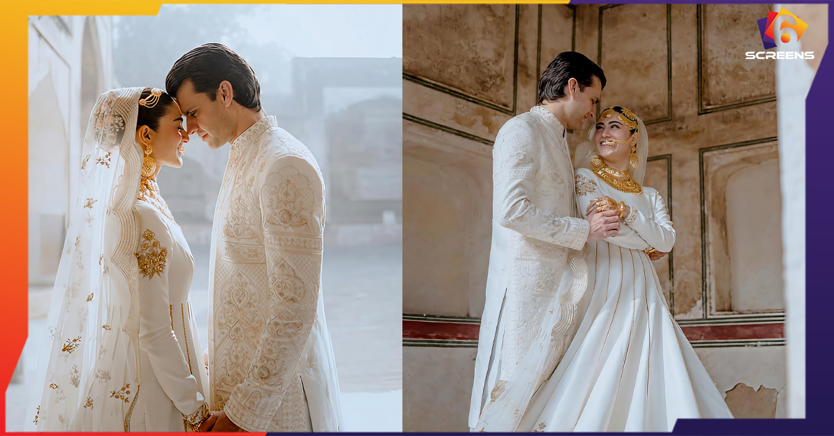 Nikah Photoshoot of Hina Afridi and Taimoor Akbar